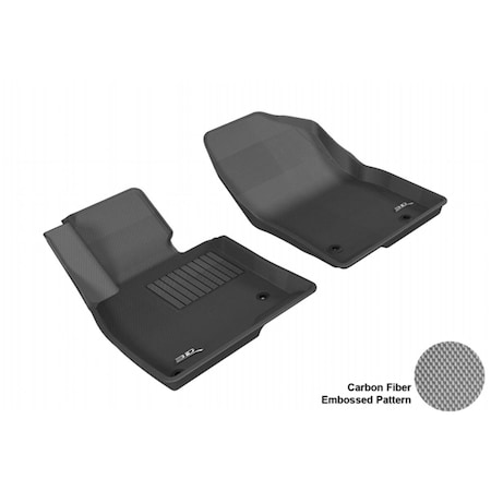 3D Maxpider MAZDA MAZDA6/ MAZDA3 2014 KAGU BLACK R1 Floor Mat L1MZ04011509